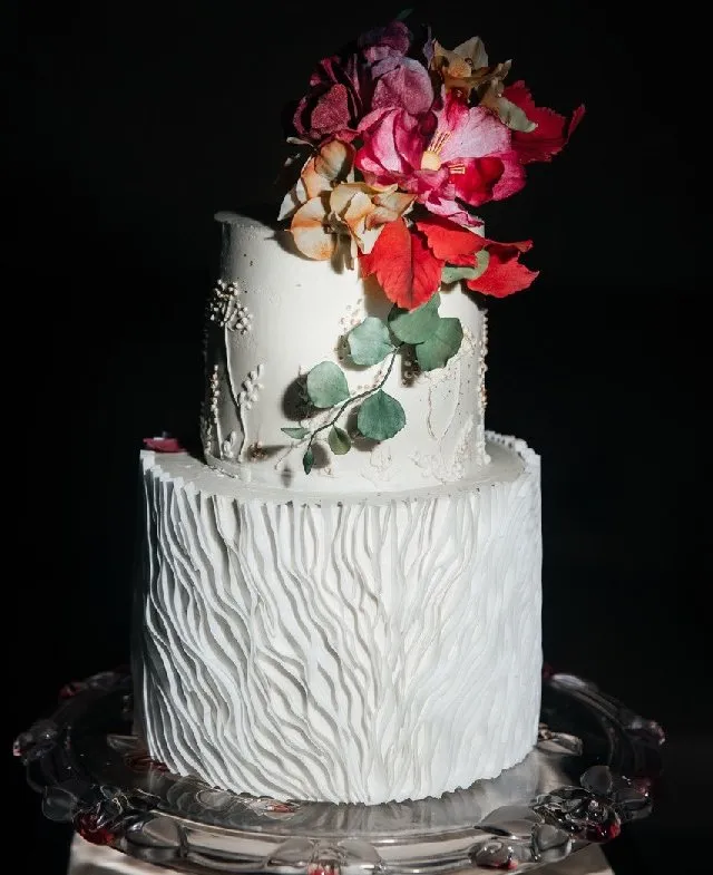 Bolo para aniversário de rubi