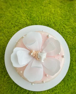 Mousse-Torte für ein Mädchen