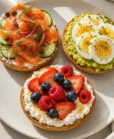 Bagels på tre sätt