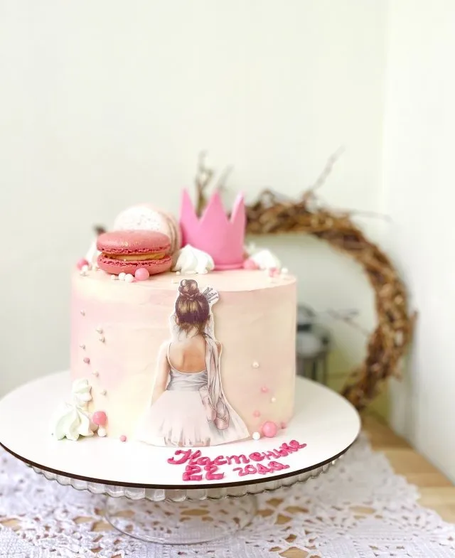 barnstårta för ballerinor