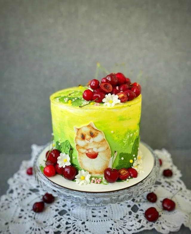 barnstårta med hamster