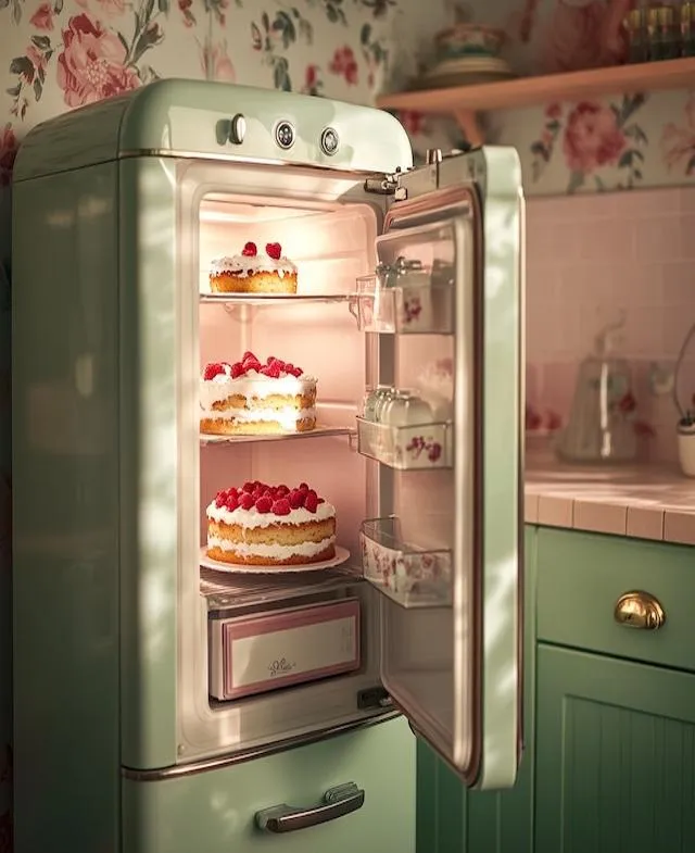 Lodówka z ciastkami