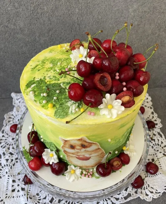 torta infantil de hamster