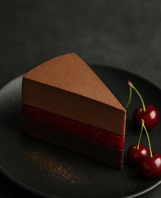 Šokolaadi-kirsi-mousse-kook