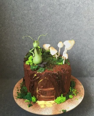 torta infantil tronco